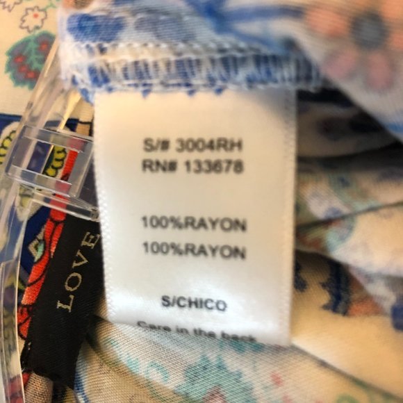 Love Tree Mixed Patterned Romper Size Small - Picture 4 of 4